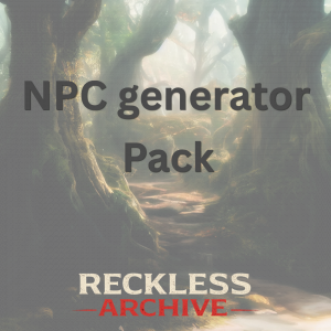 NPC Generator Pack