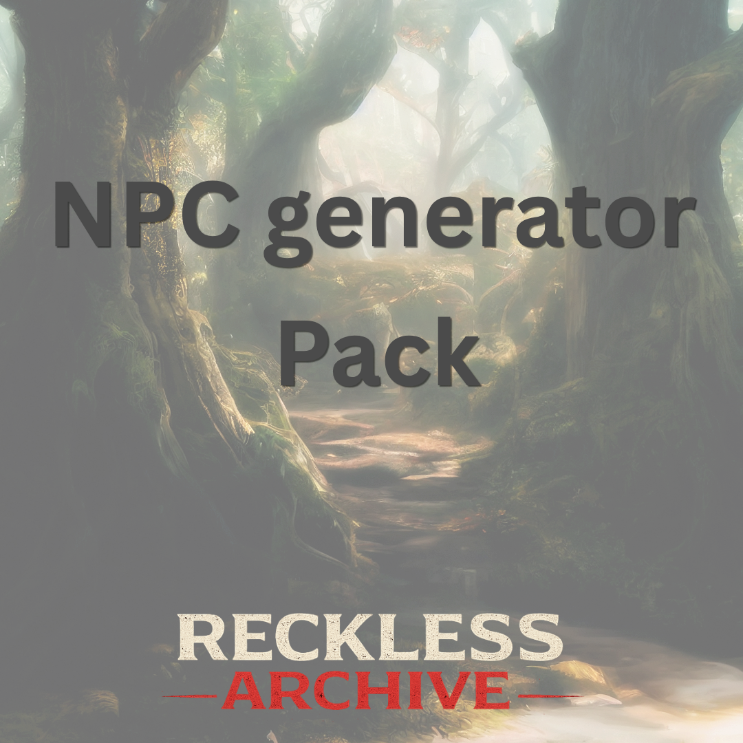 NPC Generator Pack