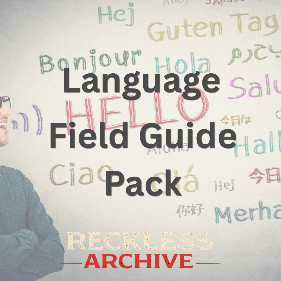 Language & Reference Field Guides